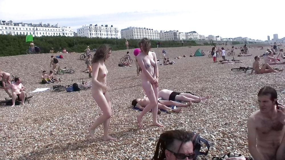 13P Brighton Nudist Beach U.K.