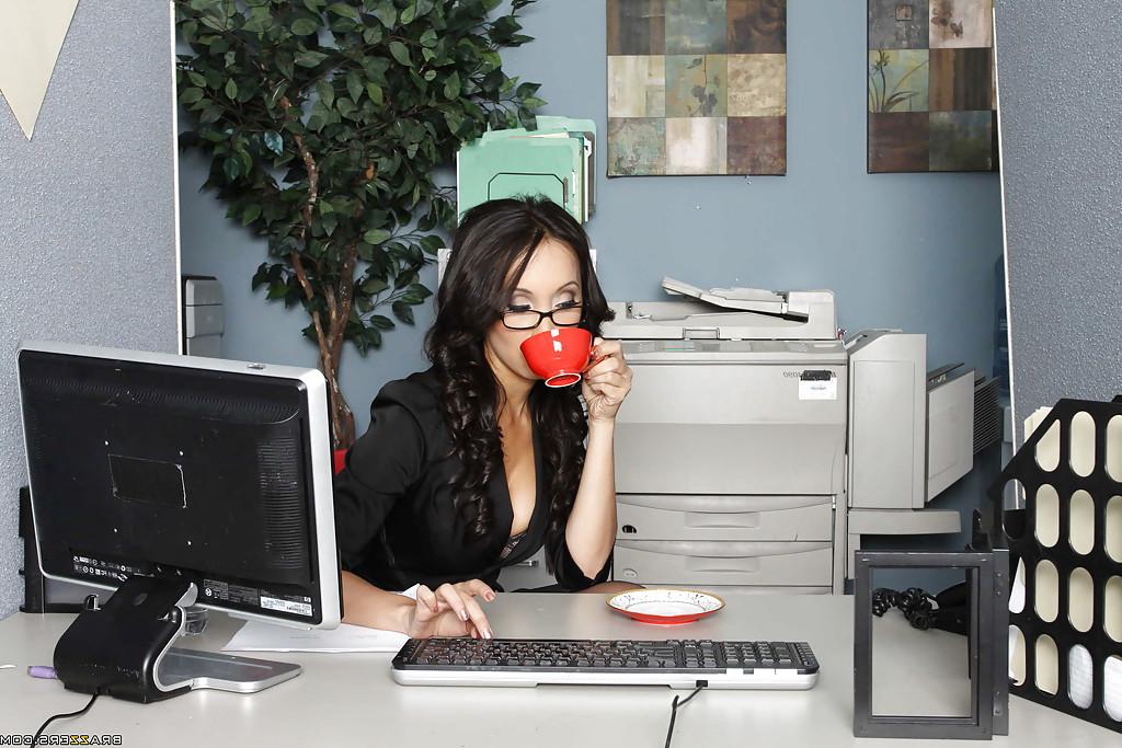 16P Gorgeous asian MILF Katsuni getting fucked hard in the office