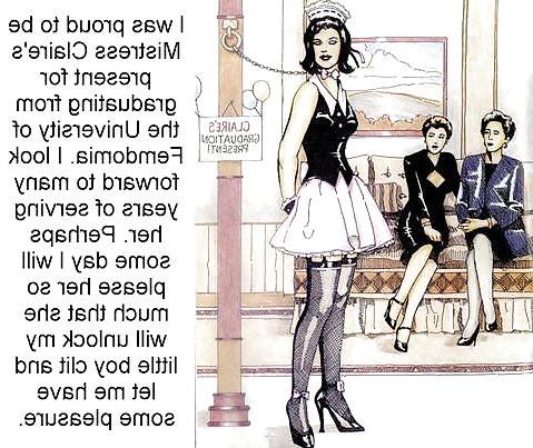 19P Femdom dominates sissy