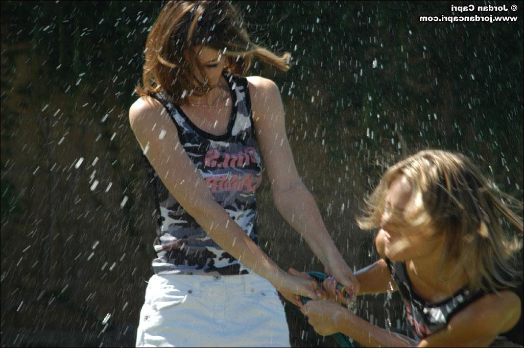 20P Pictures of Jordan and Raimi getting each other wet