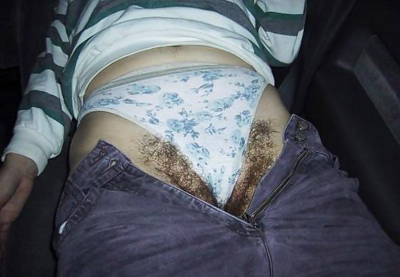 25P Hairy pussy in panties