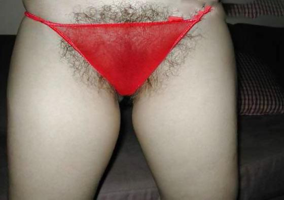 25P Hairy pussy in panties
