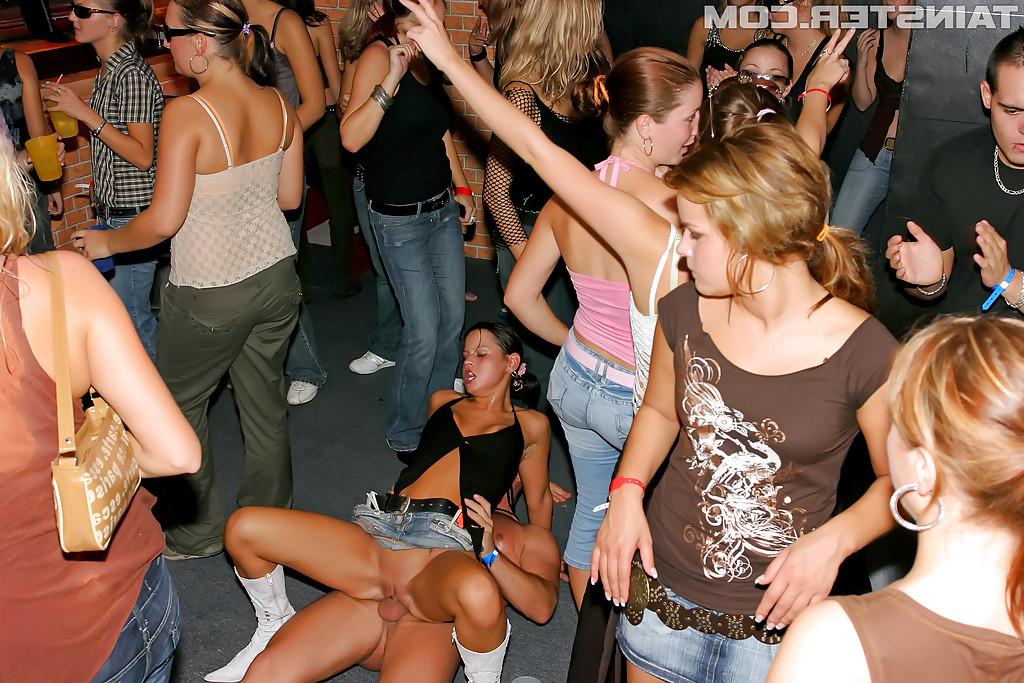 16P Wet MILFs with seductive bodies enjoy a wild orgy at the night club party