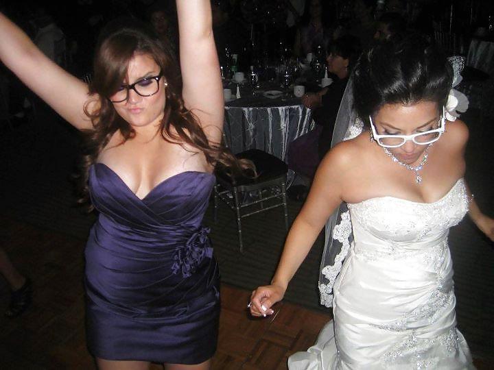 10P Wedding sluts with tits