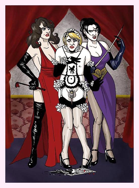11P Femdom Drawings