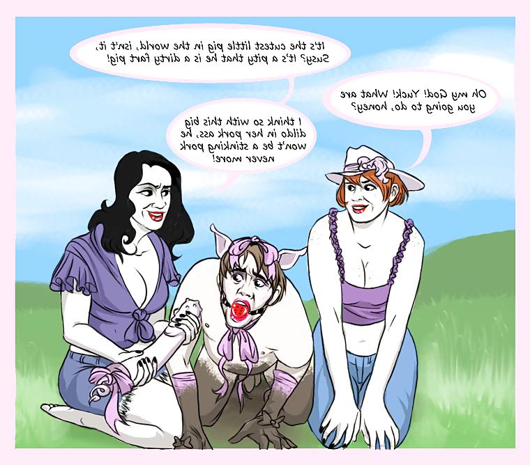 11P Femdom Drawings