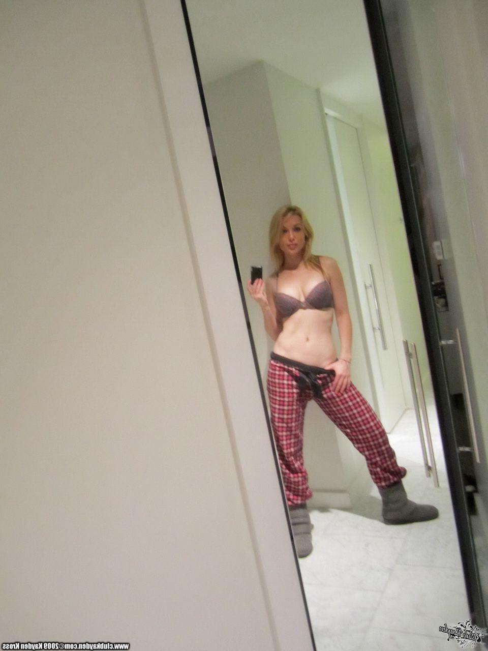 15P Pictures of teen cutie Kayden Kross taking hot pics of herself