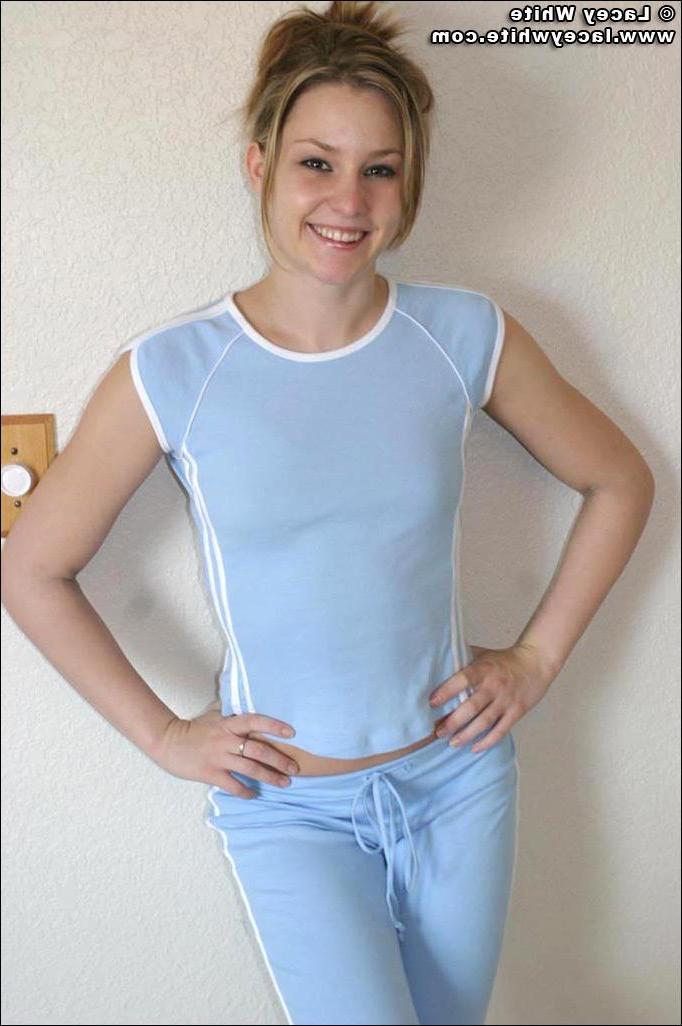 20P Pictures of teen star Lacey White getting naked for you