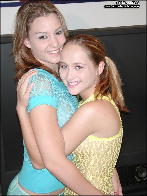 20P Stacy and Lacey lick and fondle each other