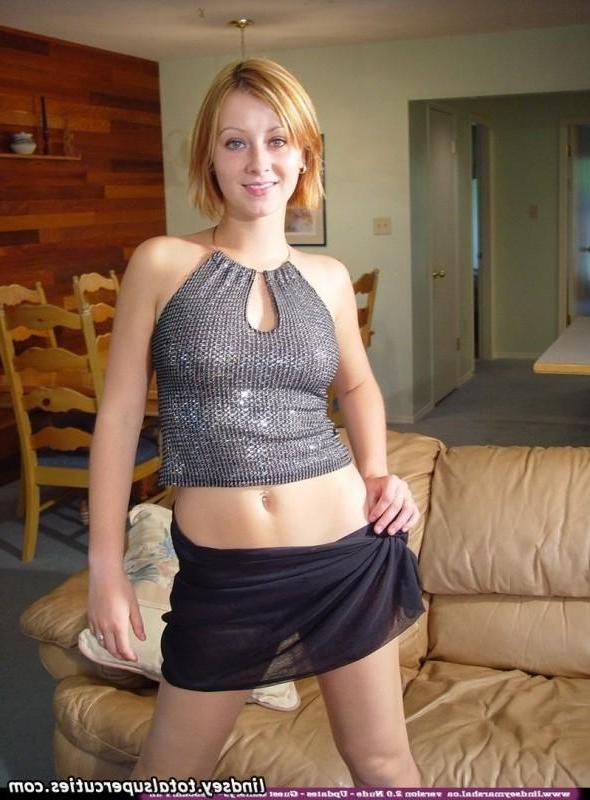 15P Lindsey Marshal in clubwear getting undressed