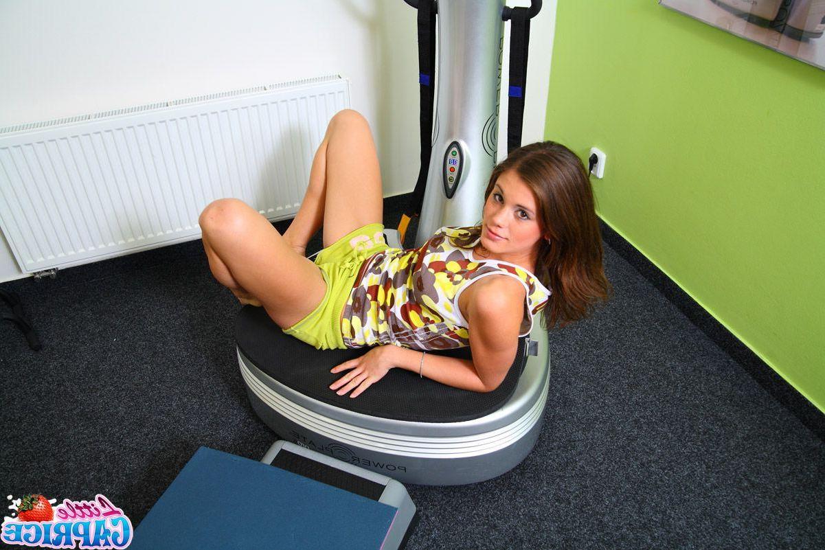 15P Pictures of Little Caprice getting pounded at the gym