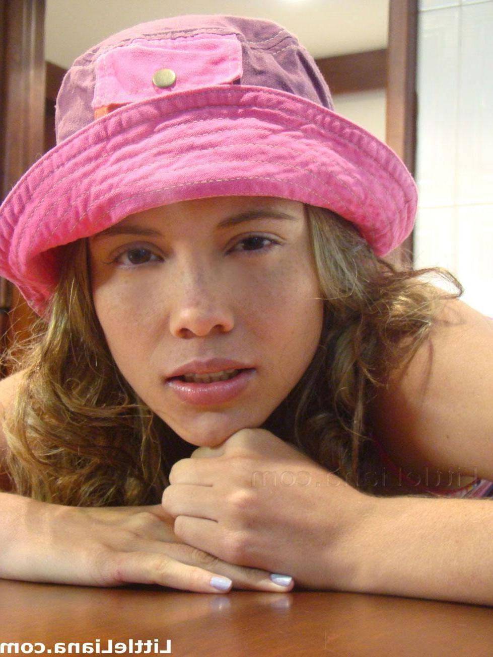 12P Pictures of teen Little Liana showing you her tits