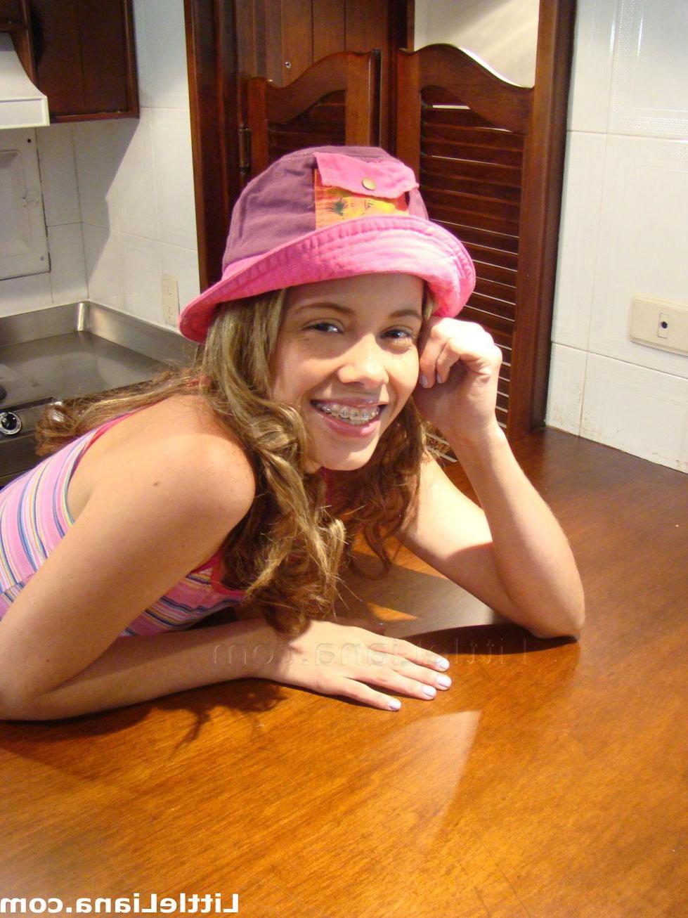 12P Pictures of teen Little Liana showing you her tits