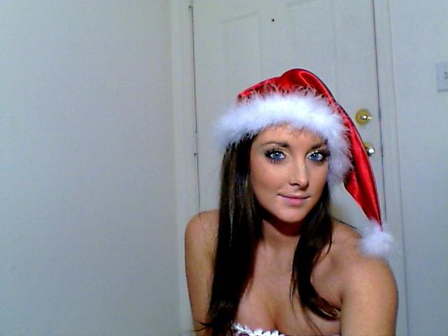 12P Pictures of Love Abbie dressed up as your xmas present