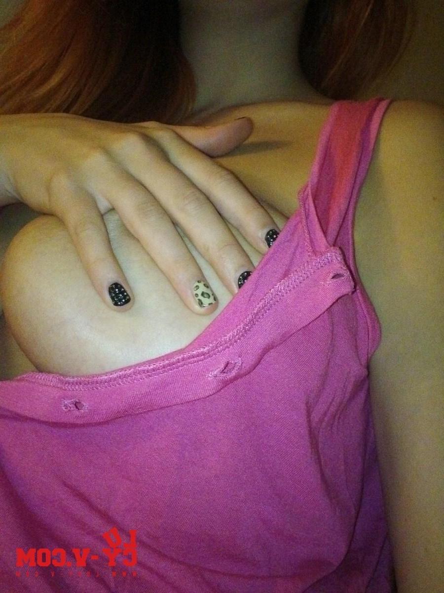 12P Lucy V looks hot in her pink top and black panties
