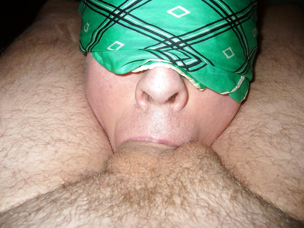 16P Blindfolded sucking