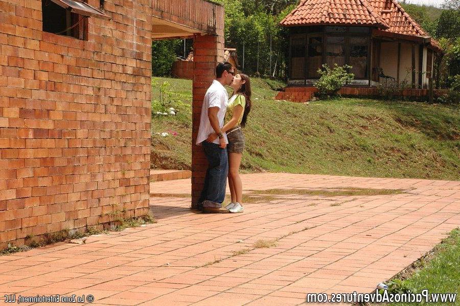 15P Pictures of latina teen Michelle sucking and fucking for the first time and really delivers it