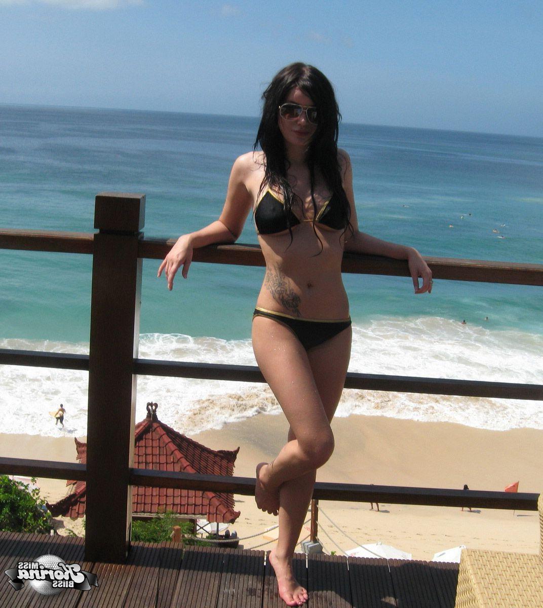12P Pictures of teen Miss Korina Bliss getting wild and horny