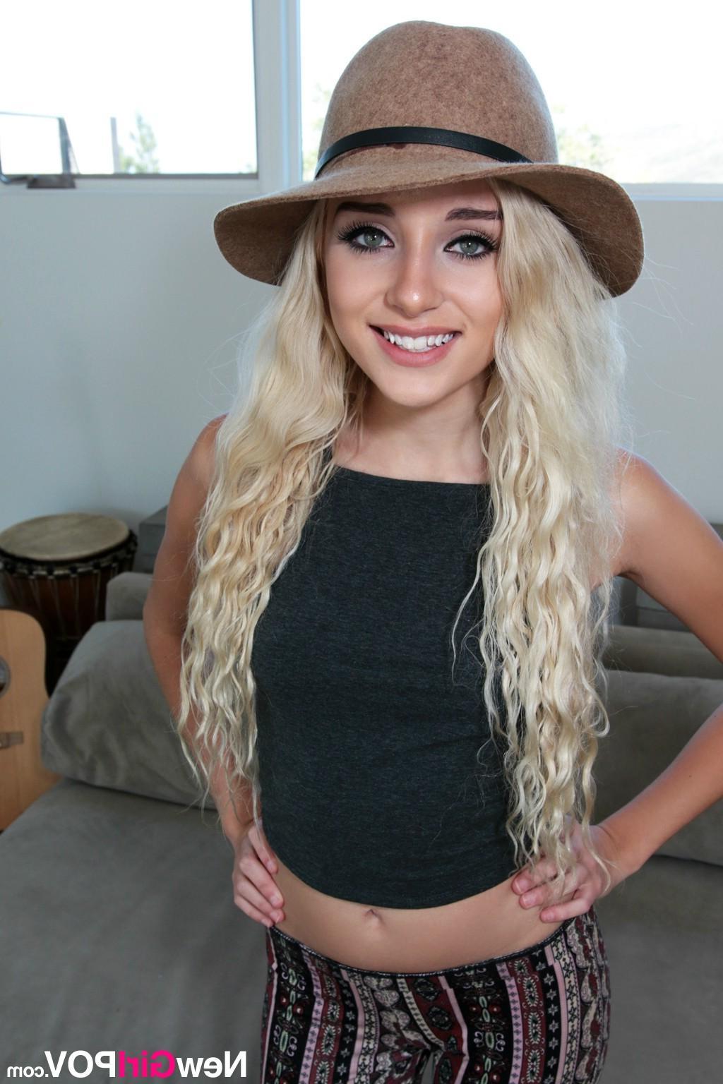 15P Blonde teen Naomi Woods shows off her hot she is