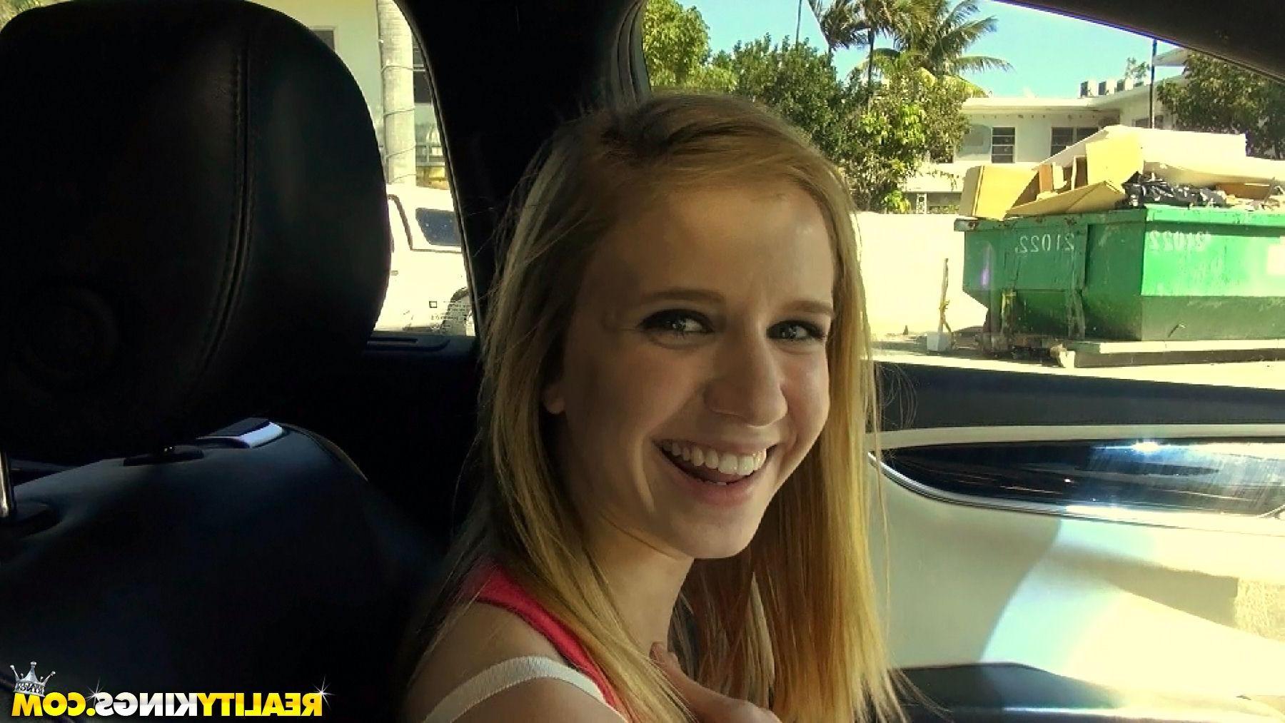 19P Blonde teen Rachel James gets picked up and fucked by a stranger