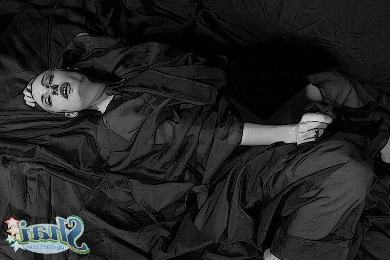 14P Pictures of Shai West in black and white