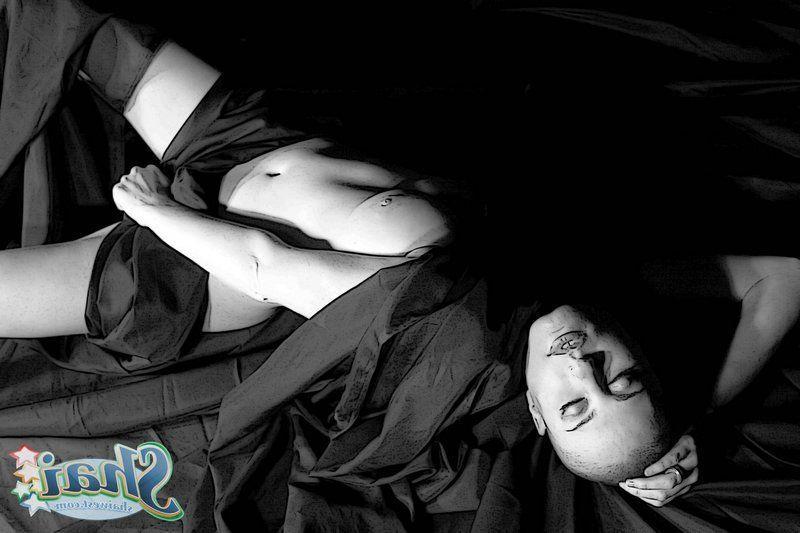 14P Pictures of Shai West in black and white