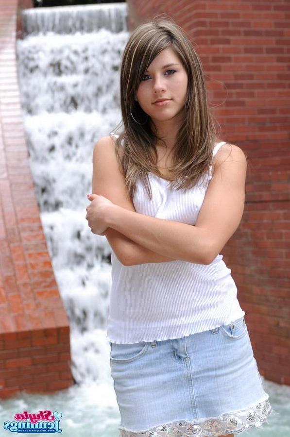12P Cute teen Shyla is just waiting to flash her perky perfect tits