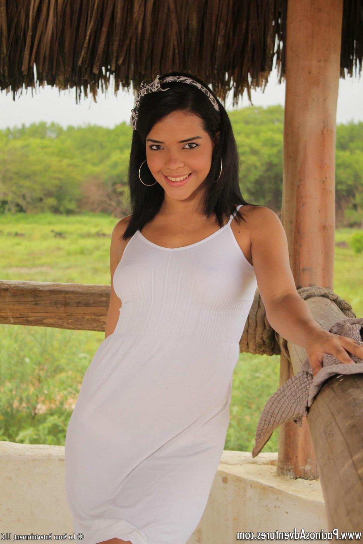 15P Vivi Spice is a first timer teen Latina who is petite and knows how to have a good time