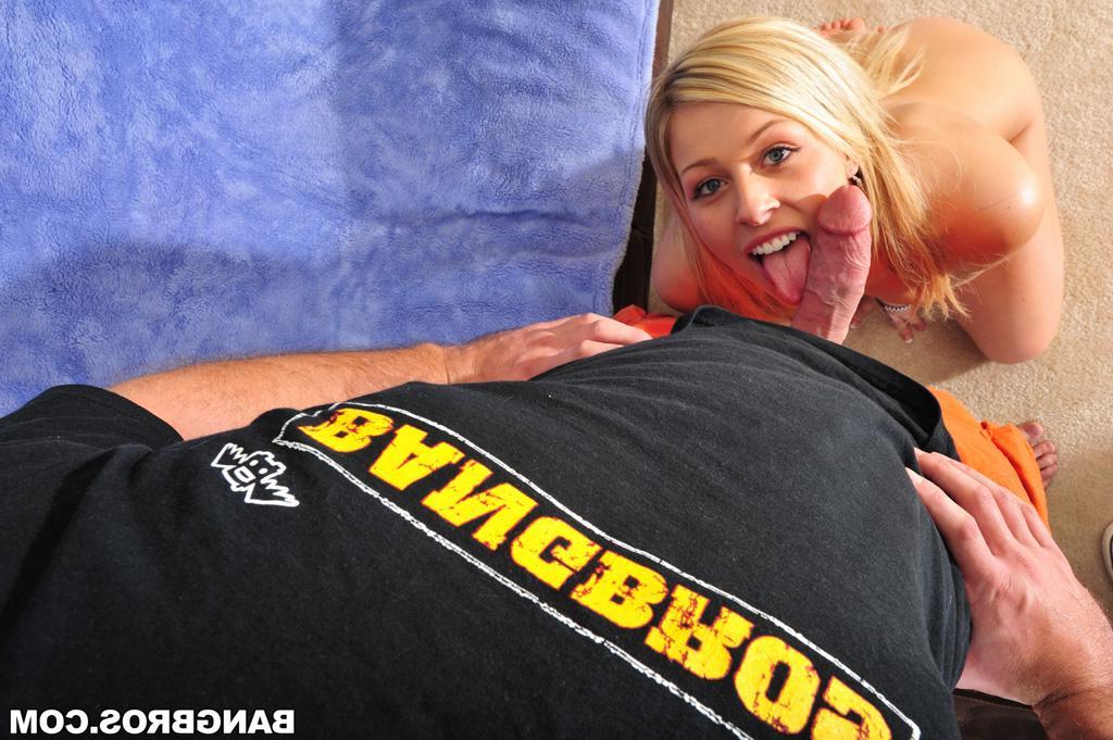 17P Blonde teen Zoey Monroe takes a huge cock deep inside of her tight pussy