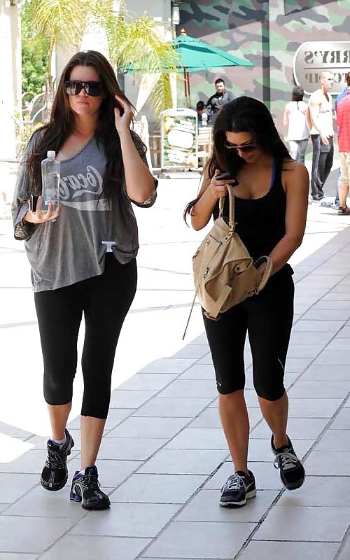 21P Kim Kardashian Leaving Gym