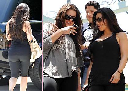 21P Kim Kardashian Leaving Gym
