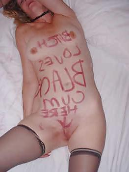 25P Brianyboy white women with writing!