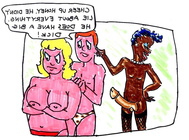 25P Interracial funny Cartoons #2