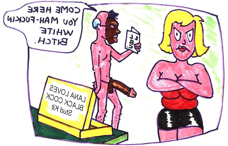 25P Interracial funny Cartoons #2