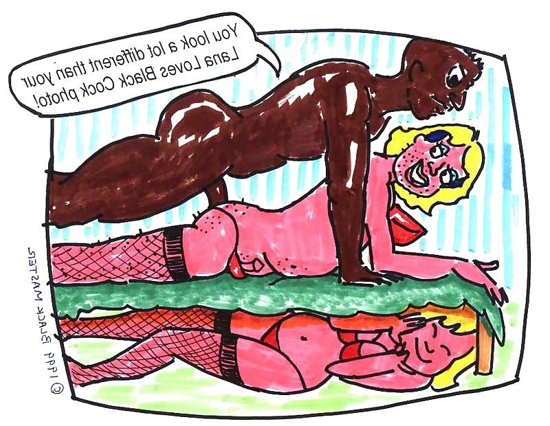 25P Interracial funny Cartoons #2