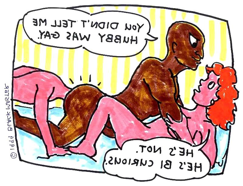 25P Interracial funny Cartoons #2