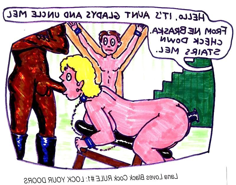 25P Interracial funny Cartoons #2