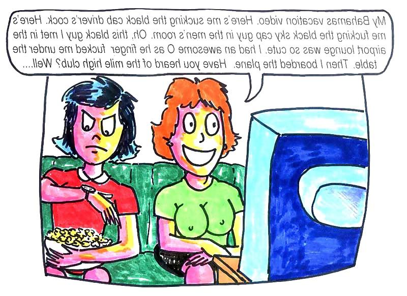 25P Interracial funny Cartoons #2