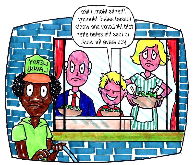 25P Interracial funny Cartoons #2