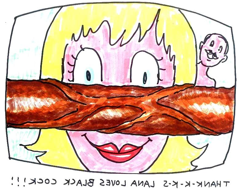 25P Interracial funny Cartoons #2