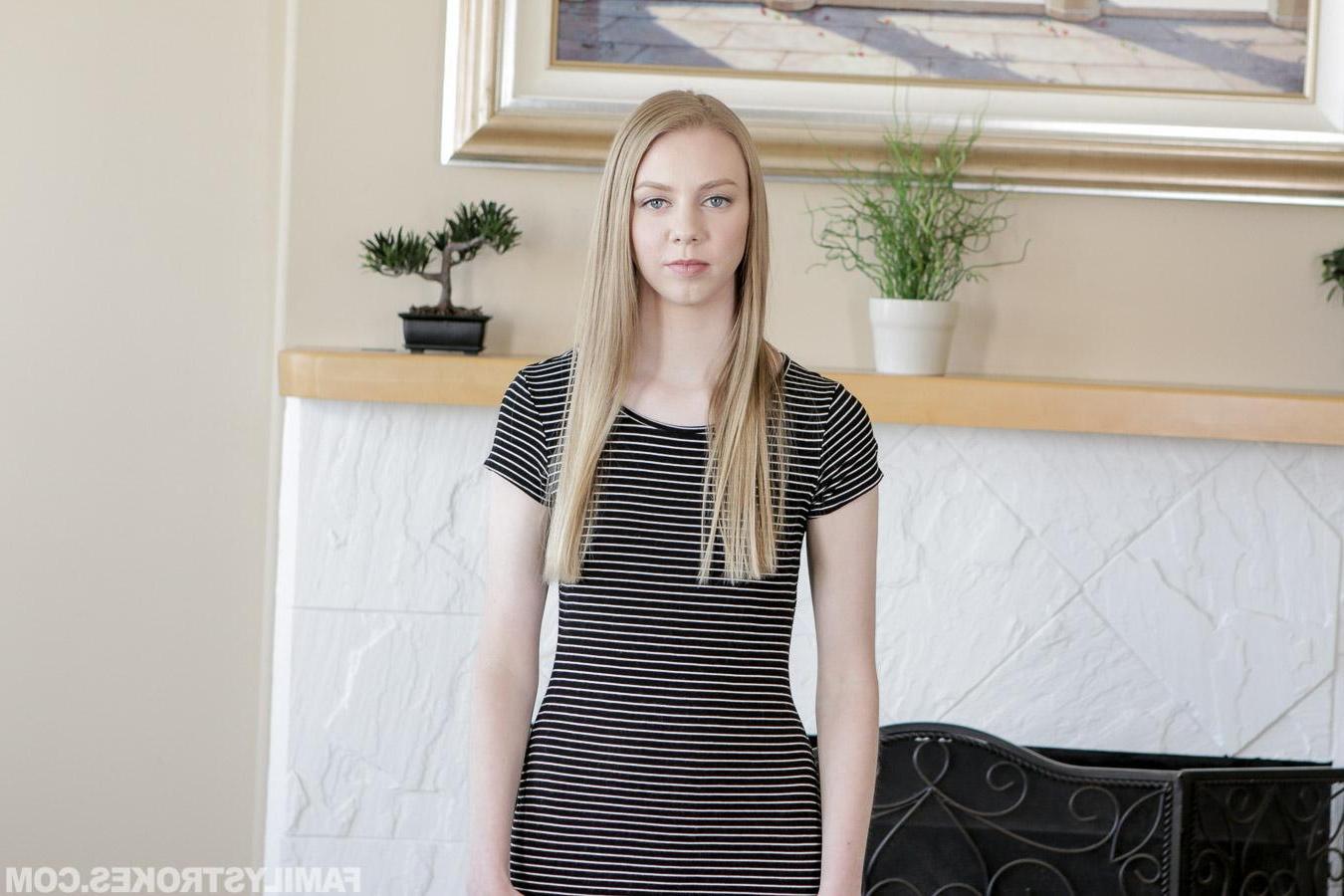10P Blonde teen Abi Grace bangs her step-brother