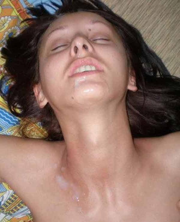 15P Picture selection of amateur skanky cummed on wild bitches