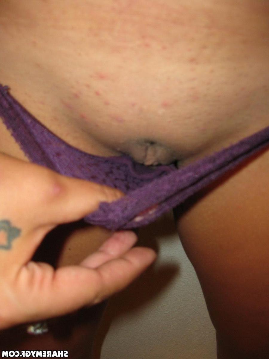 20P Amateur blonde coed shares pics of her big boobs