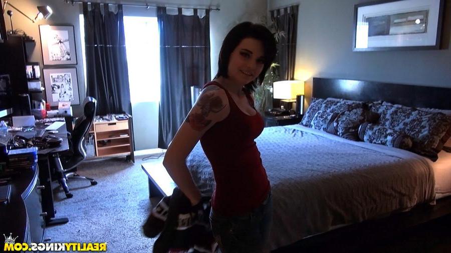 12P Brunette teen Kai Marley gets fucked hard by a stranger