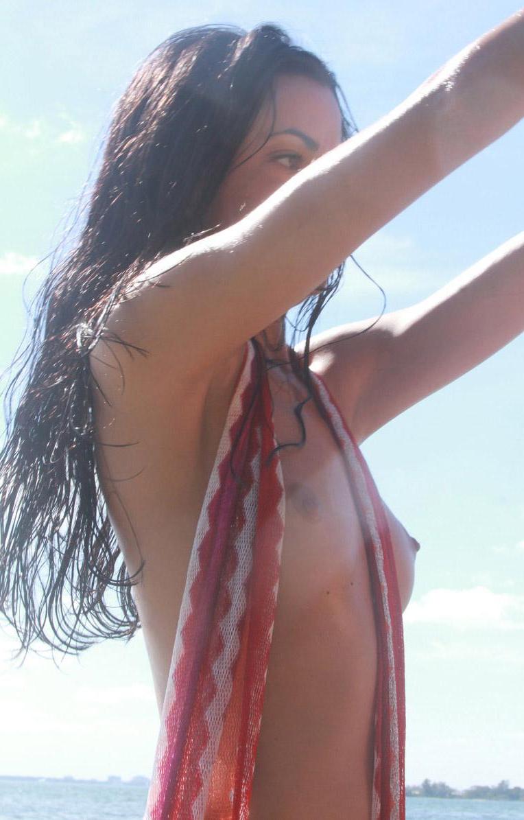 15P Horny girls Gia and Layla get each other wet outside