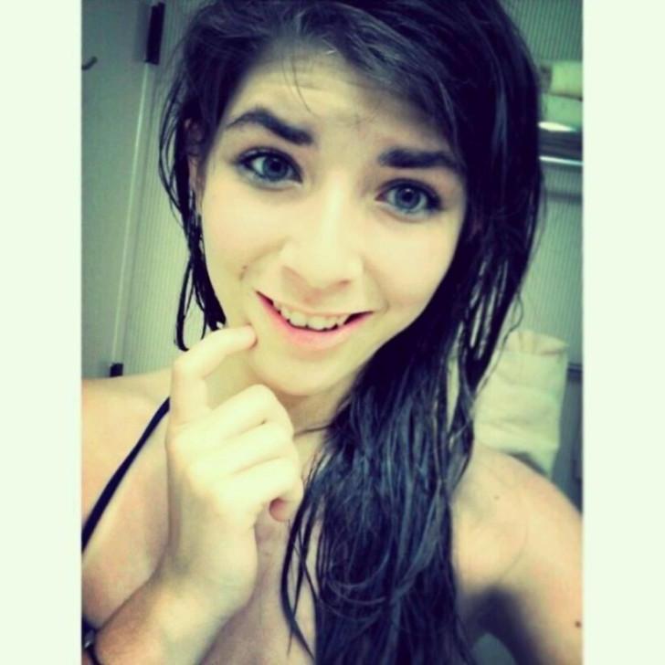 10P Horny teen cutie being a tease on cam by stripping