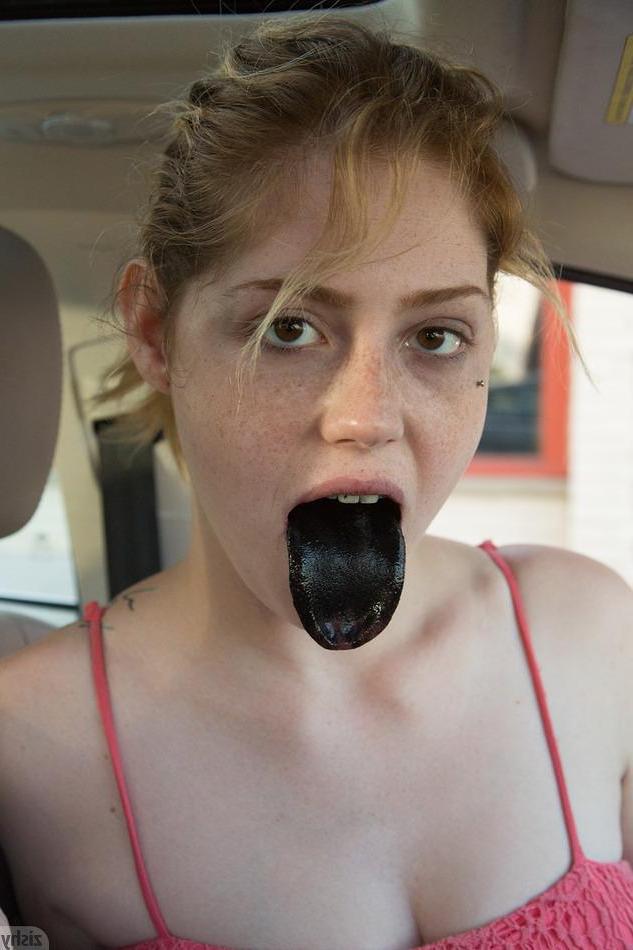 15P Blonde coed Madison Sage gets into the Halloween spirit