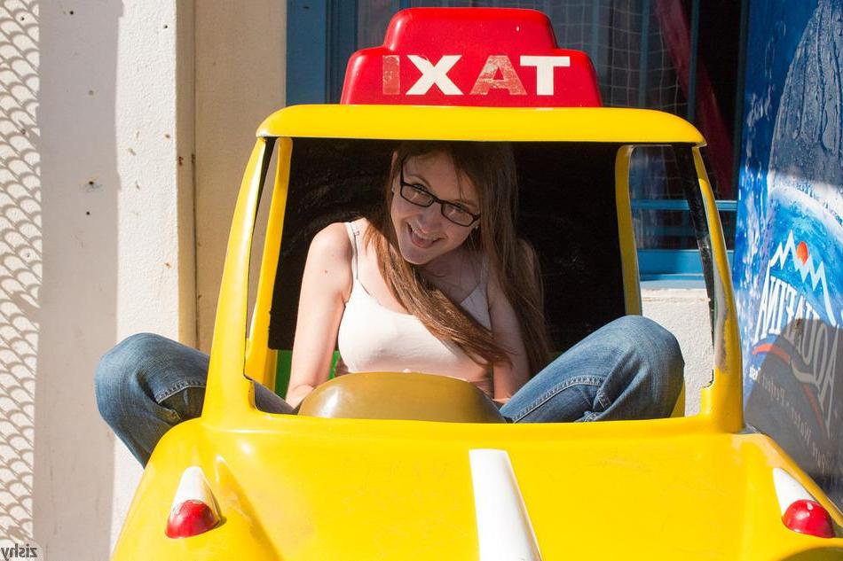 8P Hot coed Patience Dolder has some fun in public