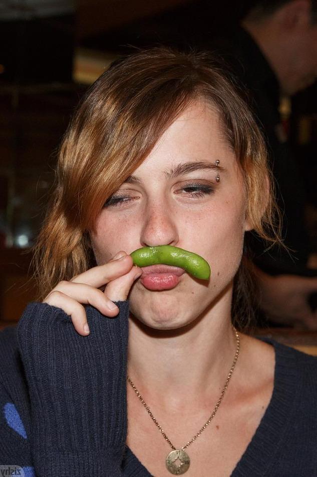 8P Hot coed April Grantham gets naughty at an asian restaurant