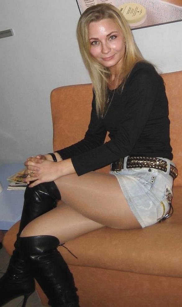 24P Dressed sexy in nylons and mini skirts - no porn